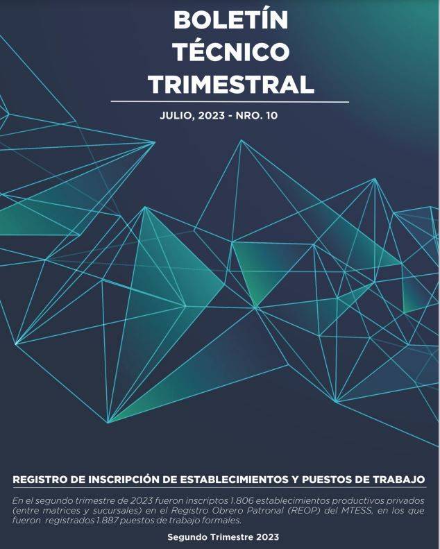 Observatorio Laboral del MTESS presenta boletín de registro de establecimientos y puestos de trabajo