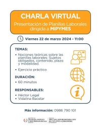 Ministerio de Trabajo capacitará a Mipymes sobre presentación de planillas laborales