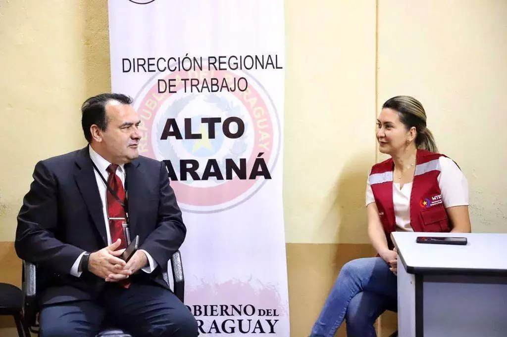 Ministra de Trabajo fortalece coordinación en Alto Paraná para mejorar respuesta a necesidades laborales