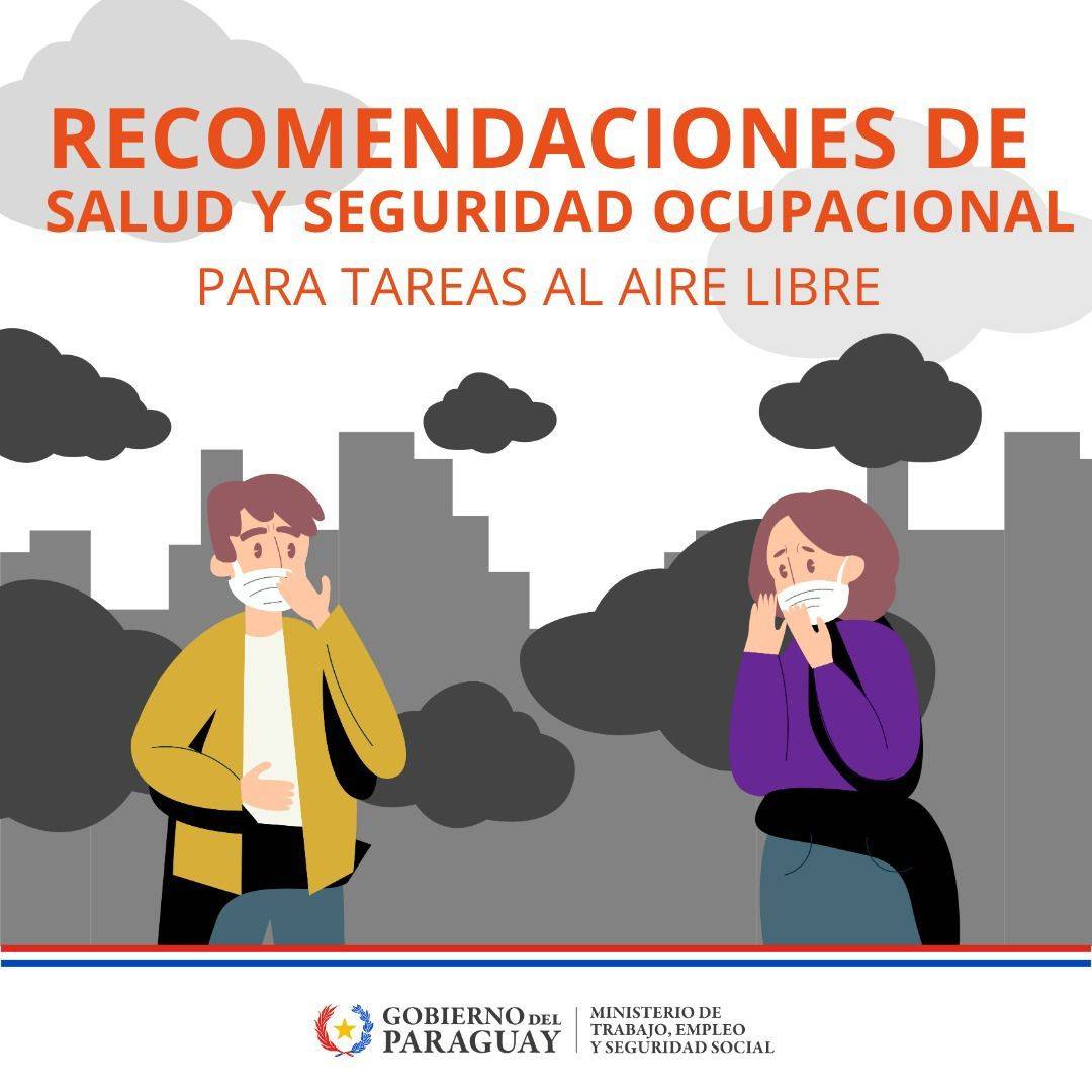 Ministerio de Trabajo emite recomendaciones para proteger a trabajadores expuestos a la contaminación del aire